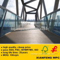 Outdoor WPC Decking Anti UV Wood Plastic Composite Boards Waterproof Exterior PE WPC Flooring